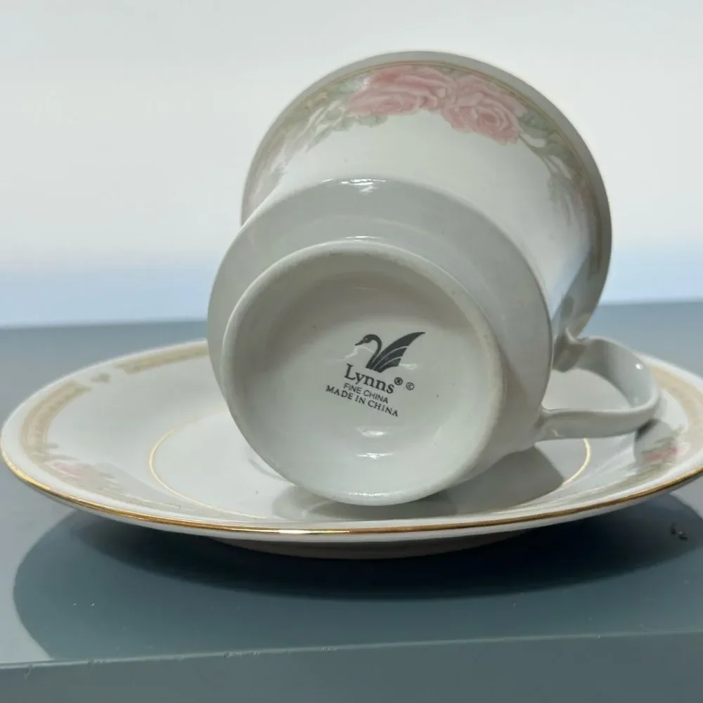 Vintage Lynn’s fine China cup and saucer